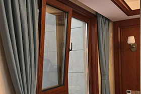 Wood plastic aluminum doors and windows