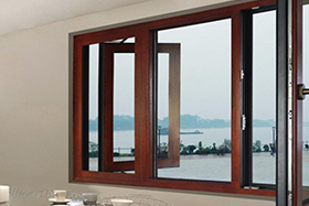 Wood plastic aluminum doors and windows